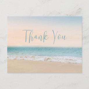 Beach Thank You  Baby Shower Gender Neutral  Postcard