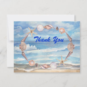 Beach Thank You Card