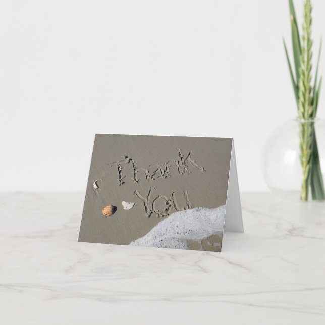 Beach Thank You Card (Front)