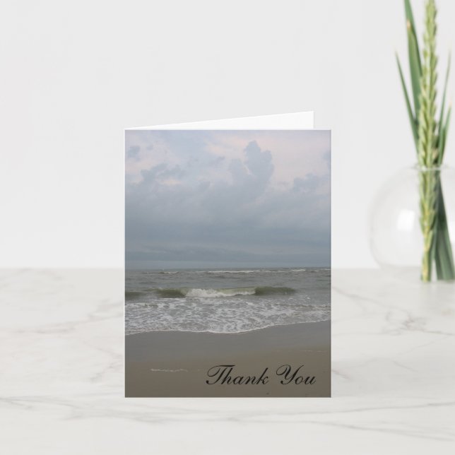 Beach Thank You Card (Front)