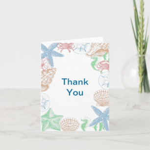 Beach Thank You Card