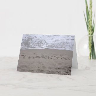 Beach Thank You Note Card