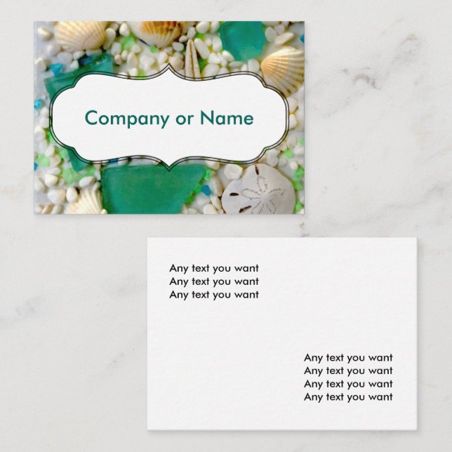 Beach Theme Business Card (Front/Back)
