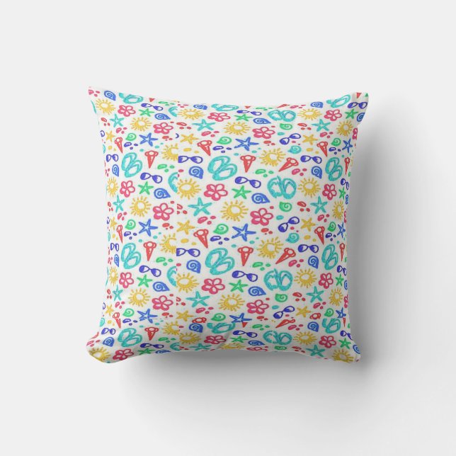 Beach Theme Cushion (Front)