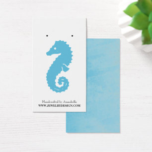 Beach Theme Earring Holder Custom Jewellery Card