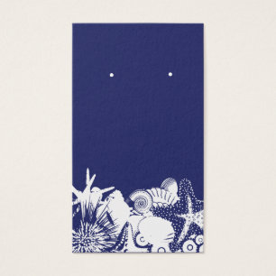 Beach Theme Earring Holder Custom Jewellery Card