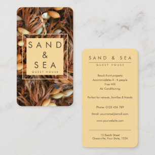 Beach Theme Guest House Business Card