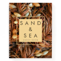 Beach Theme Guest House Guest Book