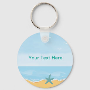 Beach Theme Keychain