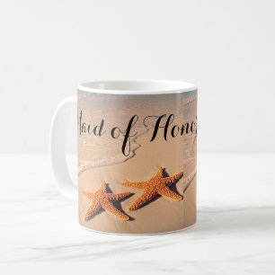 Beach Theme Maid of Honour Gift Coffee mug, Cup