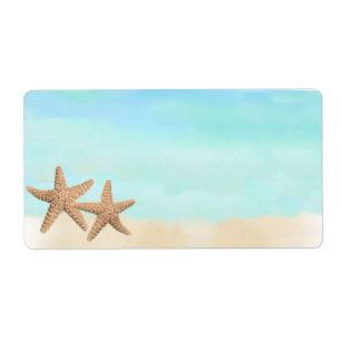 Beach Theme Shipping Labels