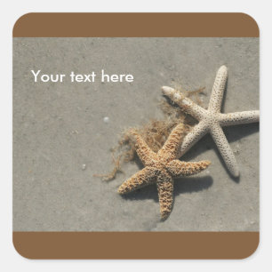 Beach Theme Sticker Labels