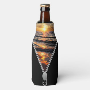 Beach Theme Sunset Bottle Cooler