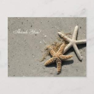 Beach Theme Thank You Postcards
