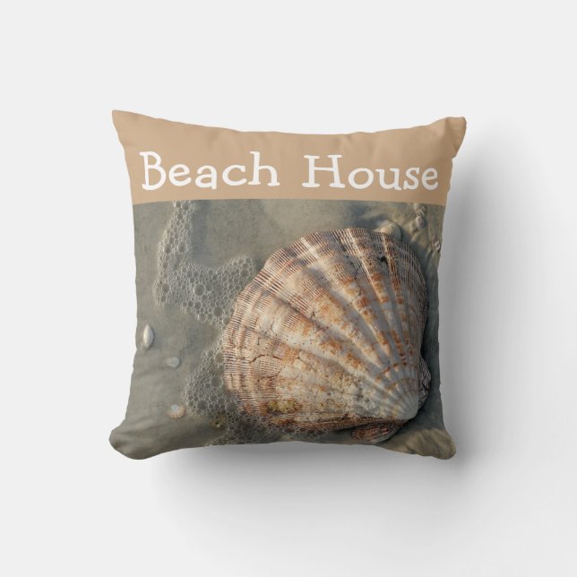 Beach Theme Throw Pillows (Front)