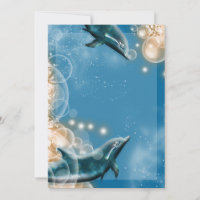 Beach theme - wedding dolphin elegant party