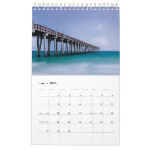 Beach Themed Ocean Photo Gift Calendar