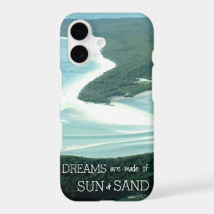 Beach Themed Phone Case with Ocean Background