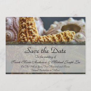 Beach Themed Save the Date Invite