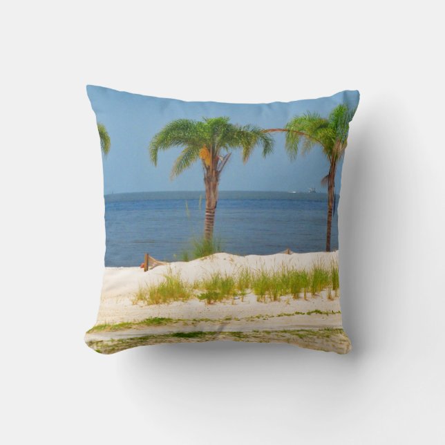 Beach Themed Throw Pillows (Front)