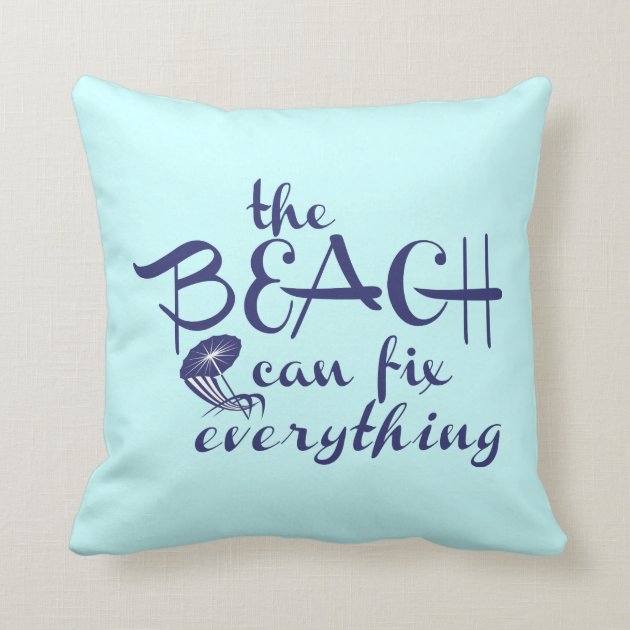 beach themed pillows decorative