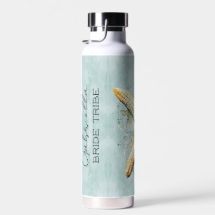 Beach Themed Wedding Party Insulated Water Bottle