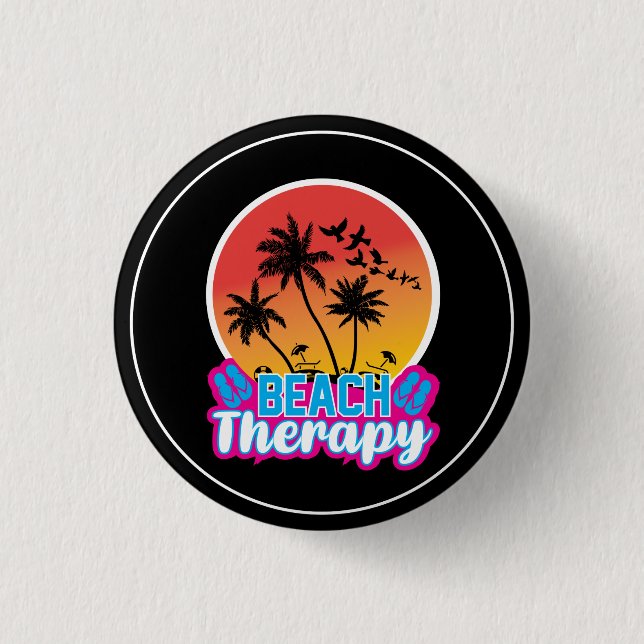Beach Therapy-18920 3 Cm Round Badge (Front)