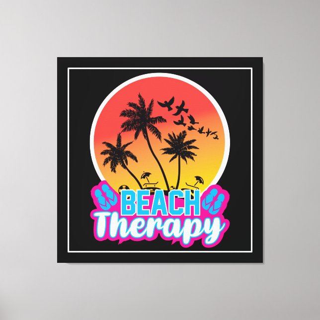 Beach Therapy-18920 Canvas Print (Front)