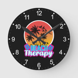 Beach Therapy-18920 Round Clock