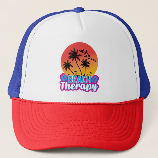 Beach Therapy-18920 Trucker Hat (Front)