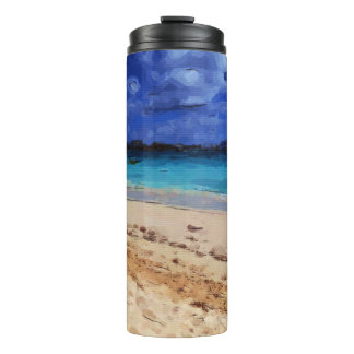 beach thermal tumbler