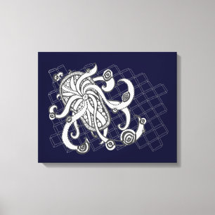 Beach Thong Swirls Canvas Print