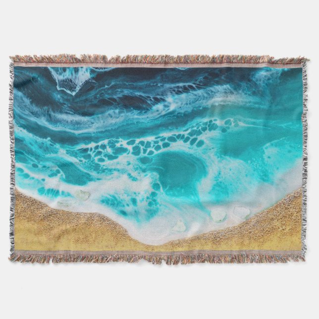 Beach Throw Blanket (Front)