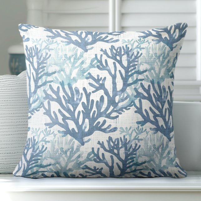 Beach Throw Pillows | Coral Decorative Pillow (Creator Uploaded)