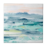 Beach Tides II Tile<br><div class="desc">Beach Tides II by June Erica Vess</div>