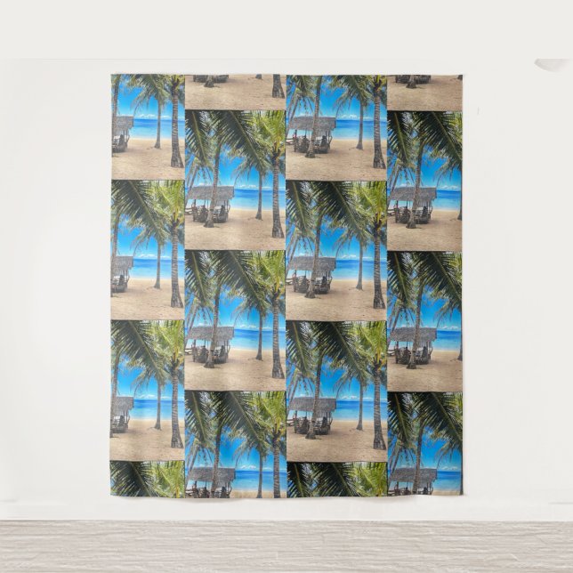 Beach Tiles,  Tapestry (Front)