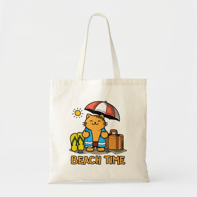 Beach Time 1 Tote Bag (Front)