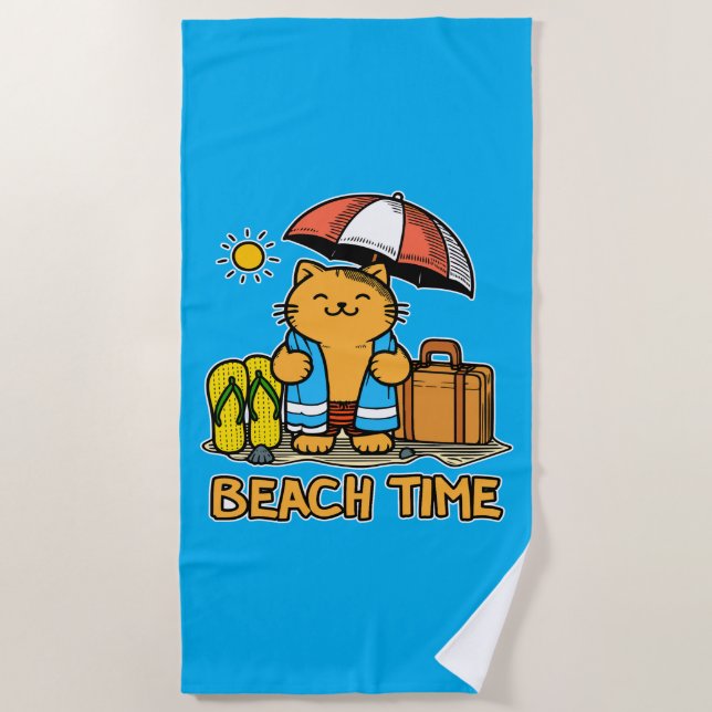 Beach Time 1 Towel (Front)