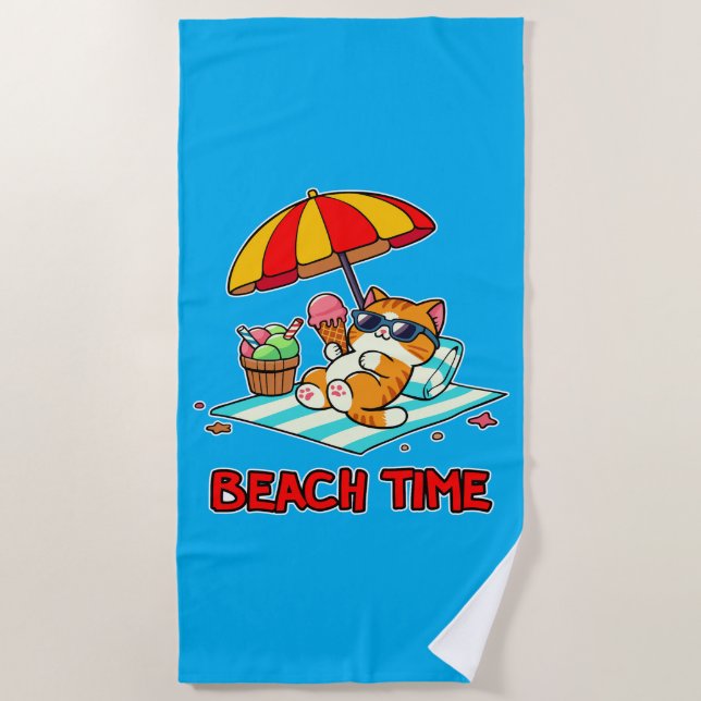 Beach Time 3 Towel (Front)