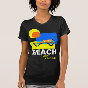 Beach Time funny customisable T-Shirt