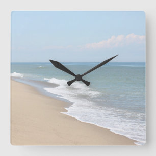 Beach time wall clock