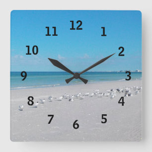 Beach Time Wall Clock