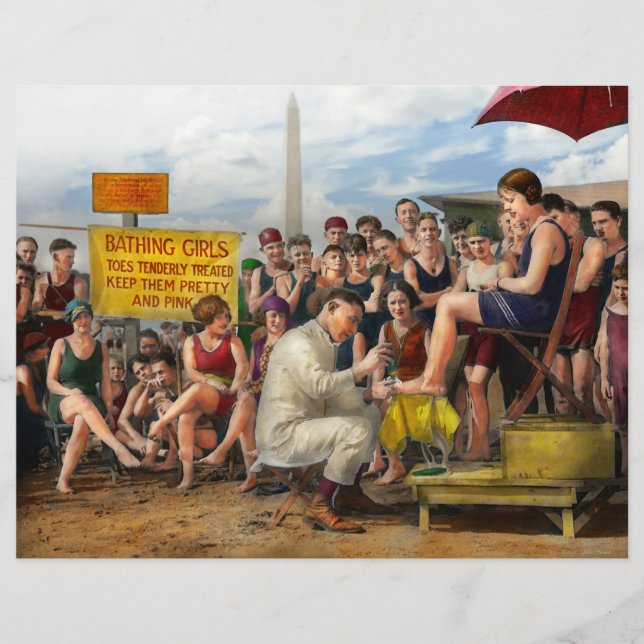 Beach - Toes Tenderly Treated 1922 Flyer (Front)