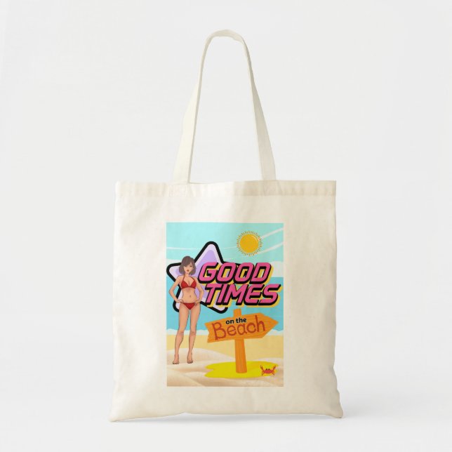 beach tote bag (Front)