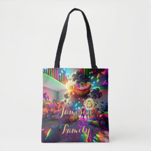 Beach Tote Bag Family Sand Welcome Balloons