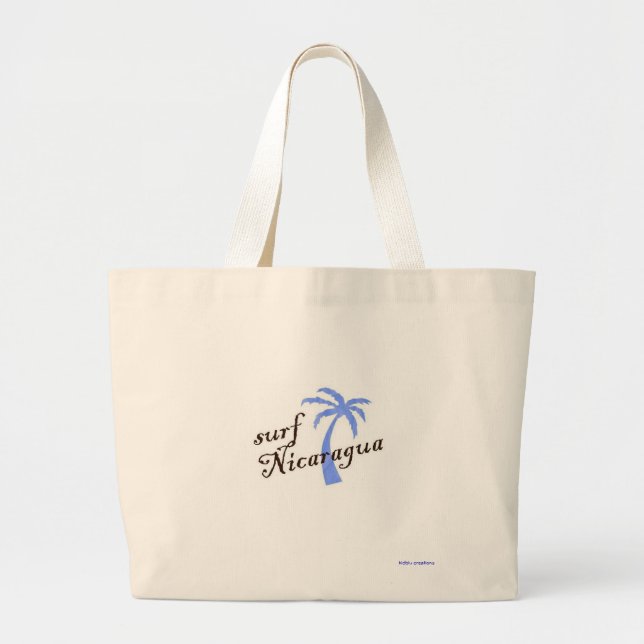 Beach tote - surf Nicaragua (Front)