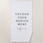 Beach Towel 70" x 35"<br><div class="desc">Customise your design in Templett. After you are done editing,  download your file in a JPG format (don't forget to turn on the bleed option). Upload your design here by clicking on the blue "Personalise" button.</div>