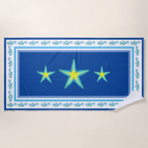 Beach Towel Beach Towels Seaside Royal Blue