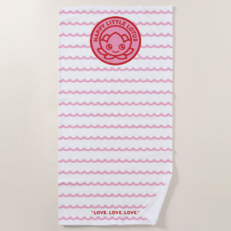 Beach Towel by Happy Little Lotus