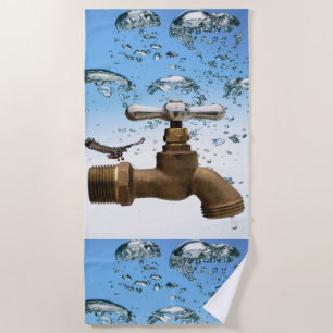 Beach Towel Eagle Faucet 